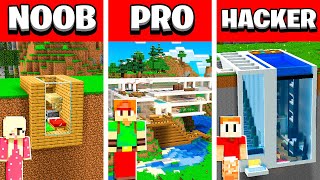 MAISON MODERNE DE NOOB vs MAISON MODERNE DE PRO MINECRAFT !!