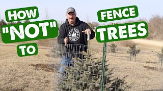 Watch this before you put fence around your trees!! [I'm serious]