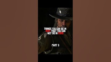 Things You Can Do In RDR1 You Can’t Do In RDR2 Part 3 || #shorts #rdr2 #rdr1 #reddeadredemption