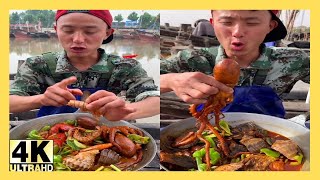 Catching Seafood 🐠🦀 Fish, Clam, Octopus, Crab, Shrimp (Fishing Videos) Satisfying ASMR  #vlog116