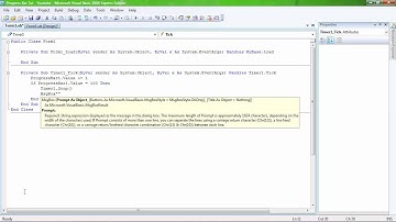 How To Use A Timer To Run A Progress Bar - VB.NET