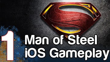 Man of Steel HD Gameplay Part 1 iOS iPad iPhone | WikiGameGuides