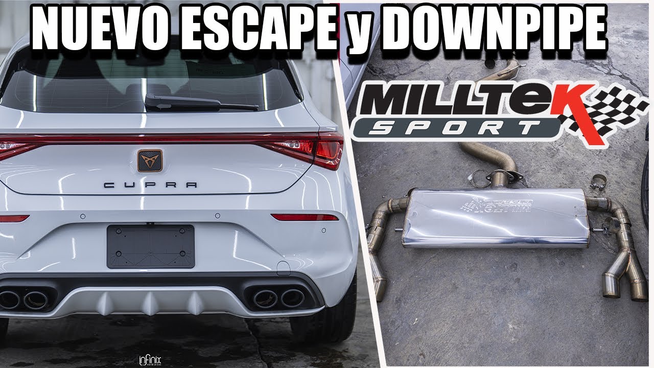 SUENA BRUTAL!! ESCAPE MILLTEK CUPRA LEON MK4 (KL) 4K || INFINIX MX