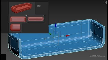 3dsmax modeling -Sofa standard ( Part 1 )