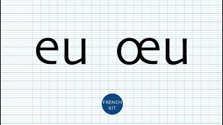 #สระภาษาฝรั่งเศส - prononciation eu, oeu - การออกเสียง การสะกดคำ #FrenchKit20