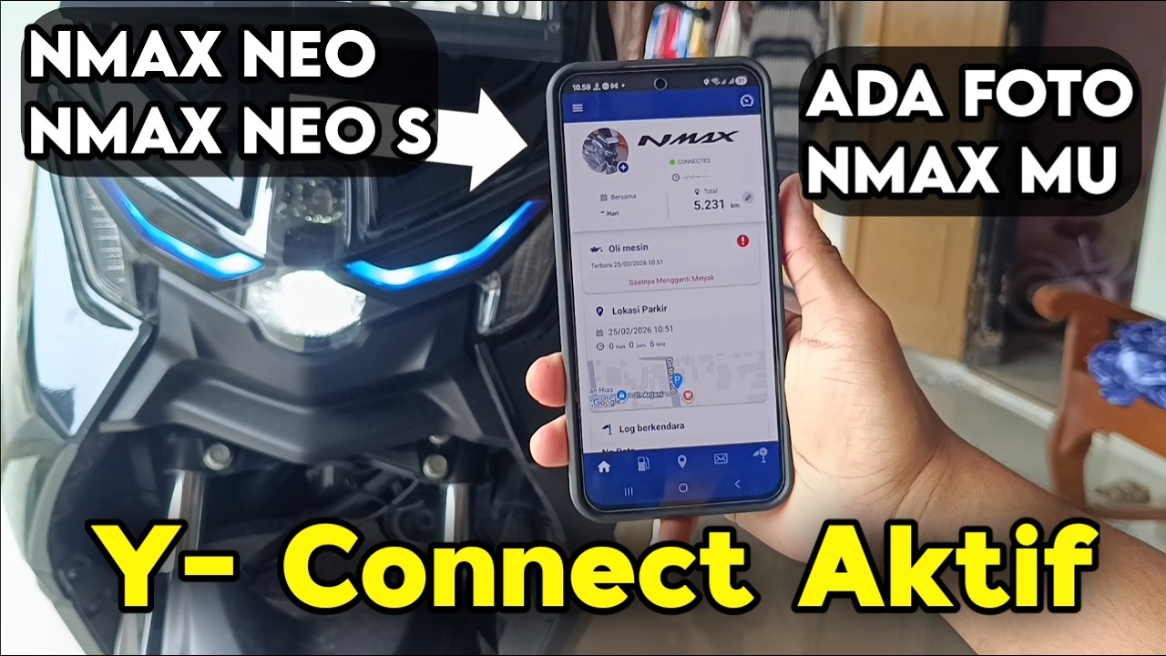 Tutorial Cara aktif kan Y-CONNECT NMAX NEO, NEO S tersambung dengan smartphone