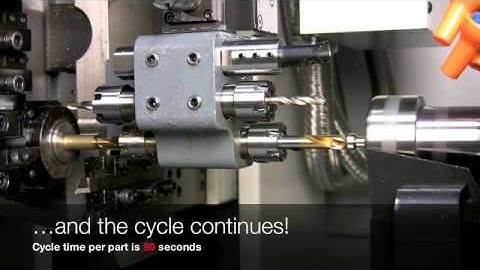 Diamond 16CSL Swiss-type CNC Lathe - Demo at IMTS 2008