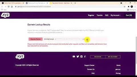 .XYZ Domain Server Hold and what you need to do is here Resolve this issue for FREE
