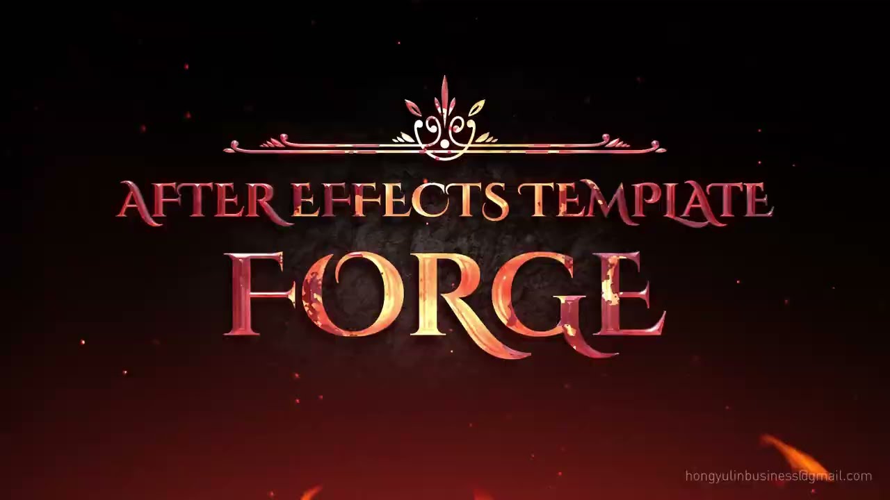 Fantasy Title After Effects Template The Forge