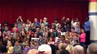 Aidan 2nd grade music program snippet #2