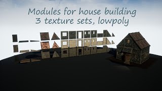 Modular House Snapping test for Unreal Marketplace