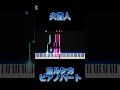 【楽譜あり】火星人 / ヨルシカ（ピアノパート）【フルは概要欄から】