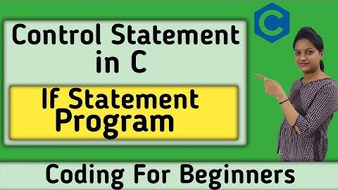If statement in c | If statement program| If statement example