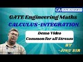GATE Engg Maths Calculus - Integration - Online Class Demo Video