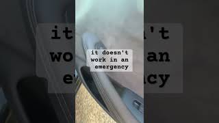 If the Tesla your in crashes and loses all power you can get out with these door releases…⚡️ #tesla