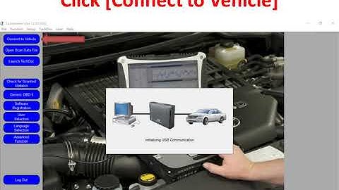 Use Techstream to Diagnose CHECK VSC, CHECK ECB, (!), (ABS), Traction in LEXUS or TOYOTA