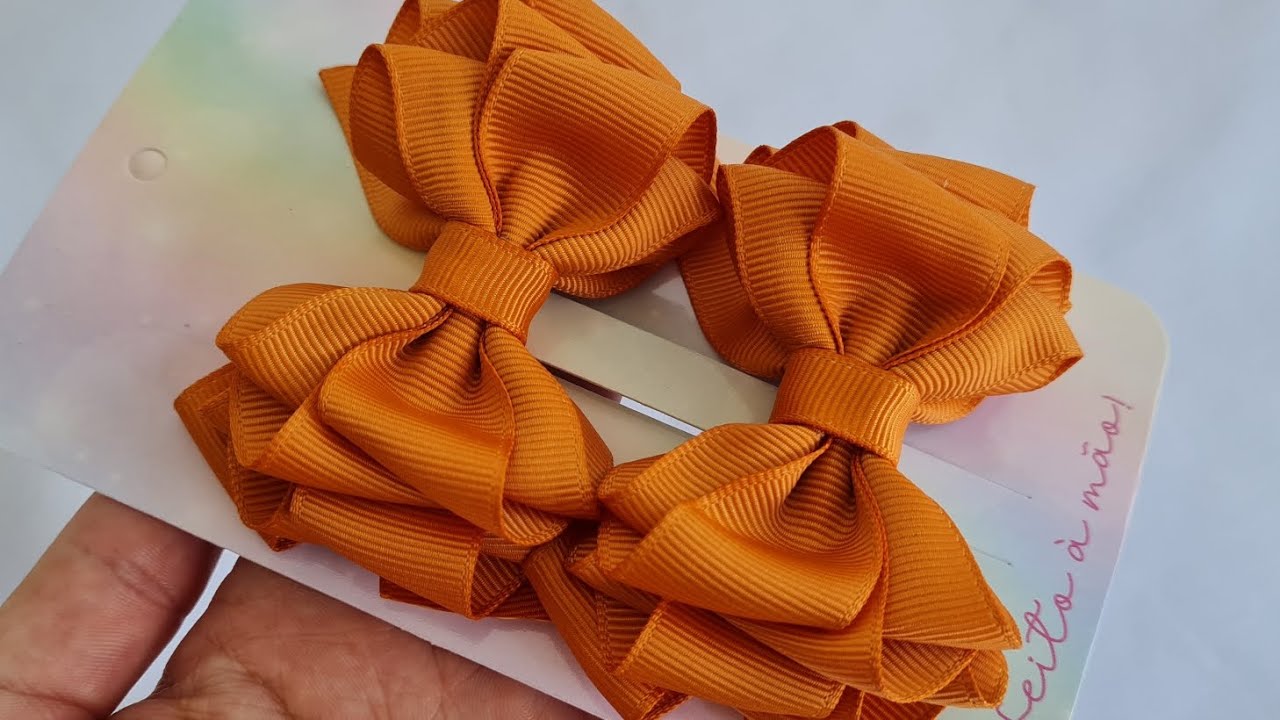 LAÇO MILENA 2 POMPOSO FITA N5 - LAÇO PARA INICIANTES