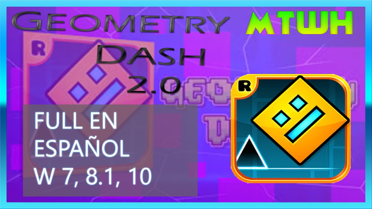 COMO DESCARGAR GEOMETRY DASH 2.0 - 2.01 PARA PC FULL ULTIMA VERSION ...