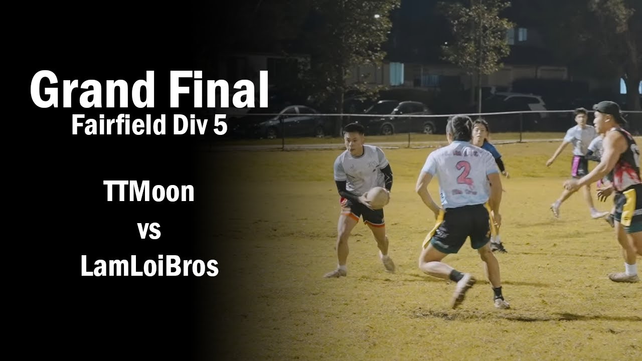 Grand Final Div 5 - TTMoon vs LamLoiBros - Fairfield Wednesday Oztag