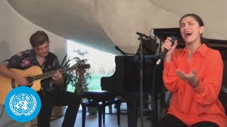 Elisa performs “Rainbow” - Act Now for Climate | United Nations
