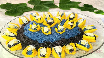 Kết  Hợp Nấu Xôi Nếp Than Xôi Hoa Đậu Biếc Xôi Mít