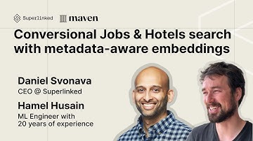 Conversational Jobs & Hotels search with metadata-aware embeddings