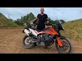 Тест-драйв KTM 790 Adventure по бездорожью и по пробкам.