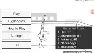 Nathaniel playing a stickman gun game screenshot 5