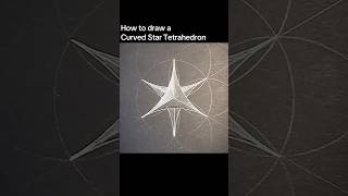 How to draw a Curved Star Tetrahedron