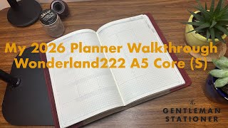 My 2026 Business Planner: Wonderland222 Walkthrough (A5 Core Stacked)