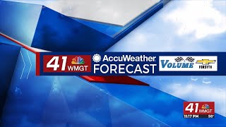Friday brings a warm end to the week