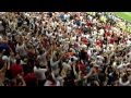 Atmosphere & 'God Save The Queen' after the match - EURO 2012, Donetsk, England vs Ukraine.