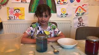 Sophia’s membrane eggsperiment!
