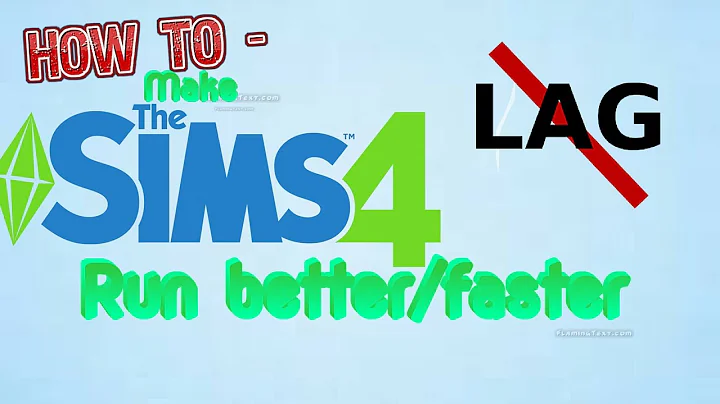 HOW TO: Make Sims 4 run better/faster and how to merge CC