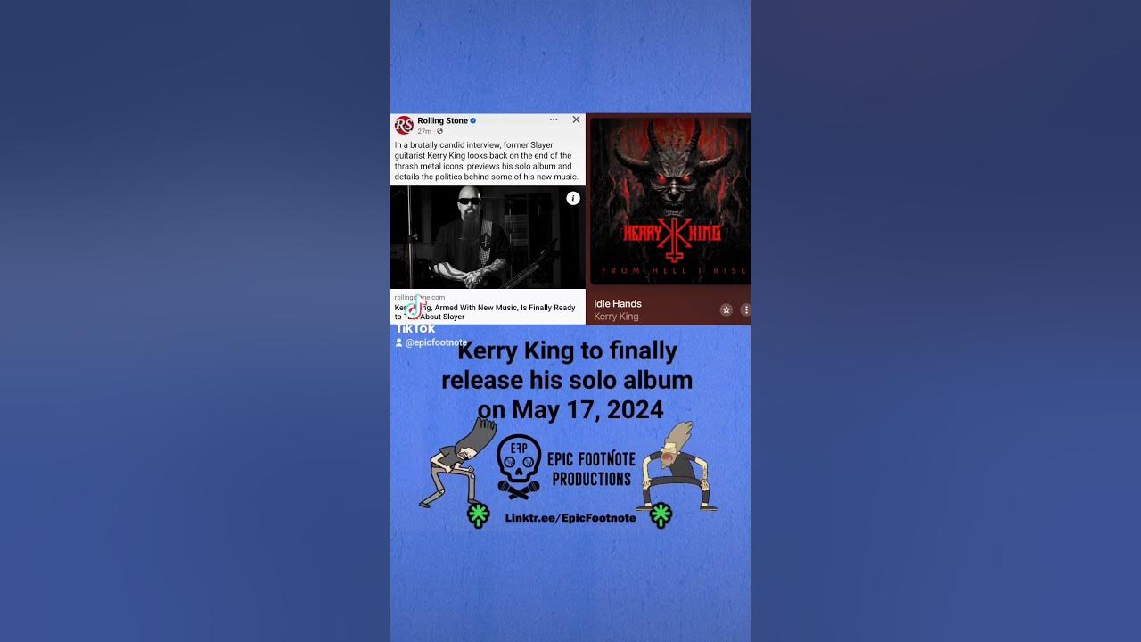 Kerry King announces release of new solo album, previews "Idle Hands" YouTube