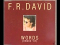 Miniature de la vidéo de la chanson Words (Radio Remix)