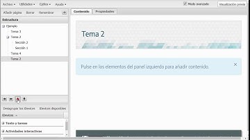 Reordenar estructura de contenidos en eXeLearning