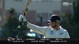 Brendon McCullum 113 vs West Indies 1st Test 2013 at Dunedin