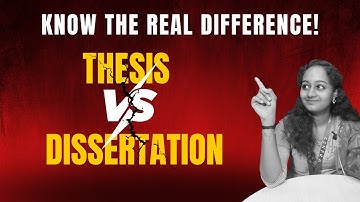Thesis vs Dissertation: Know the REAL Difference! 📚🎓 | The Truth You Must Know! #kenfra #phd #tips