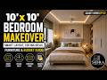 10'x10' Bedroom Makeover | Smart Layout, Ceiling Ideas, Furniture & Budget Guide | Secret S01 Ep 03.