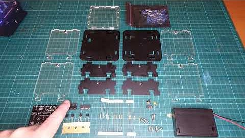 Superb 3x3x3 LED Cube - PicoMiniCUBE Components - Video 1