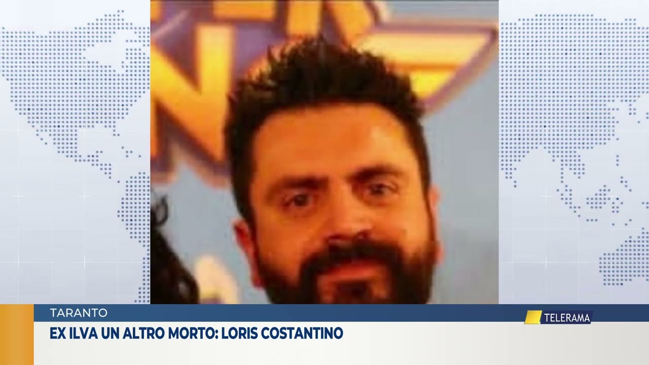 Ex Ilva un altro morto: Loris Costantino
