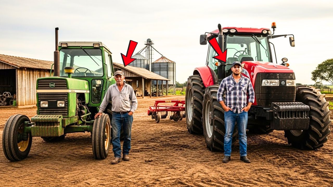 Pai Deixou Fazenda Quitada Pra Ele E Máquinas Antigas… O Primo Herdou Dívidas E Tratores Novos
