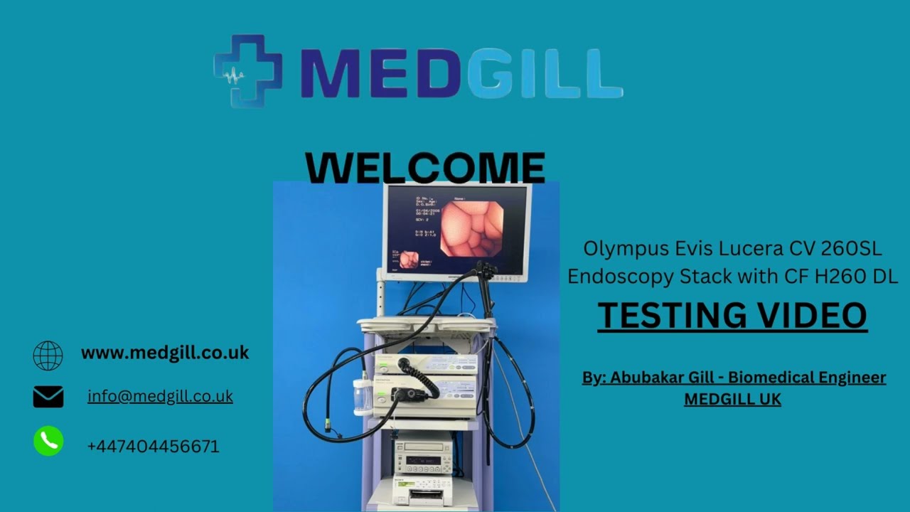 Olympus Evis Lucera CV 260SL Endoscopy Stack with CF H260 DLColonoscope