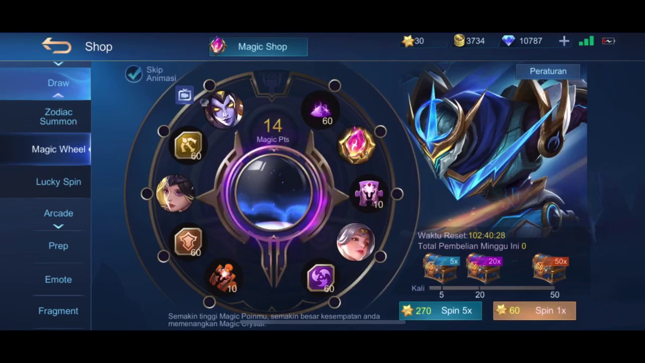 Skin legend gusion | mobile legends - YouTube