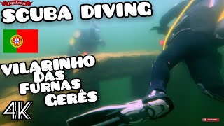 Vilarinho Das Furnas - SCUBA DIVING - Submerged village visit | Visita à vila submersa - Gerês 4K
