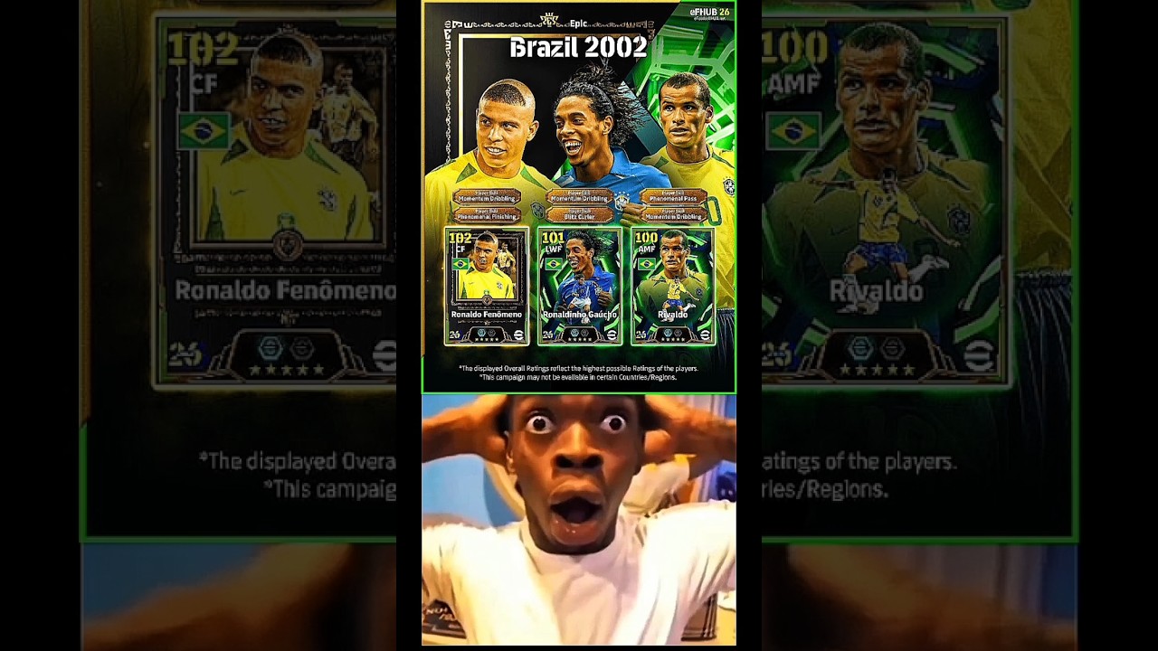 Upcoming Brazil2002 Epic box in eFootball 2026🔥