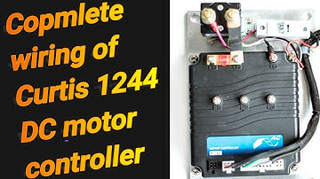 Curtis 1244 controller complete wiring #forkliftandev2