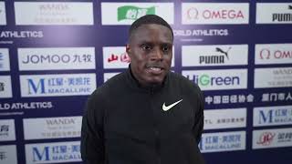 Christian Coleman Hopes For Improvement After Season-Opening Men&#39;s 100m Win At Diamond League Xiamen