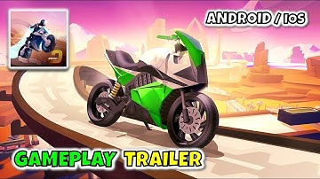 Gravity Rider Zero - Gameplay Trailer (iOS, Android)